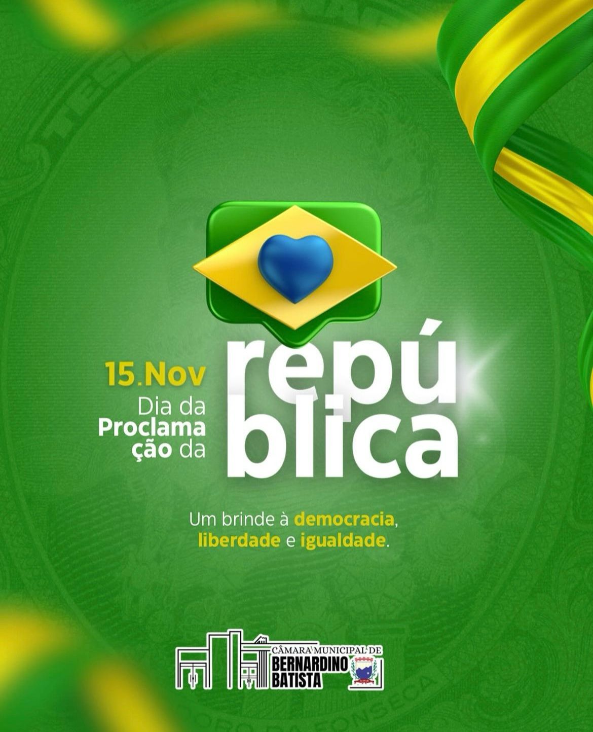 15 de novembro – Dia da Proclamação da República.